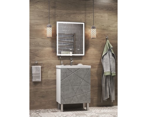 Зеркало Vigo Geometry Luxe 60 с подсветкой с сенсорным выключателем