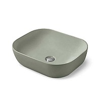 Раковина керамическая Vincea VBS-101MG накладная серая матовая