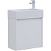 Тумба под раковину Aquanet Nova Lite 50 298853 подвесная Белая глянцевая