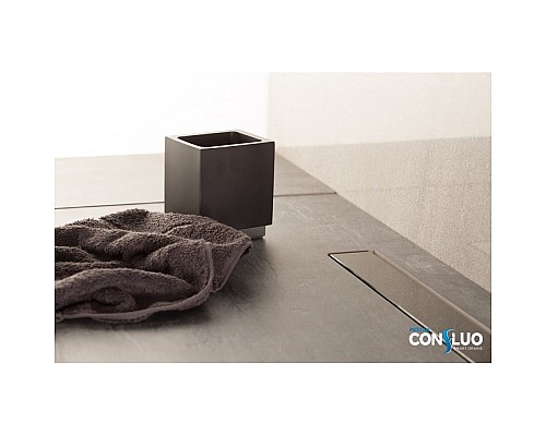 Душевой лоток Pestan Confluo Frameless Line 550 Black Glass 13701203