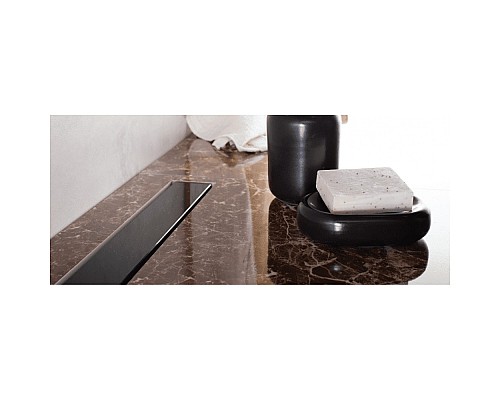 Душевой лоток Pestan Confluo Frameless Line 550 Black Glass 13701203