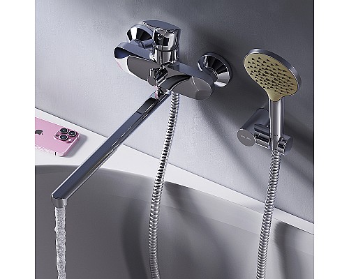 Смеситель для ванны AM.PM Like F8095000 универсальный Хром