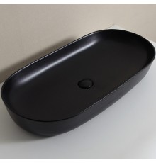 Раковина-чаша CeramaLux 80 Черная матовая