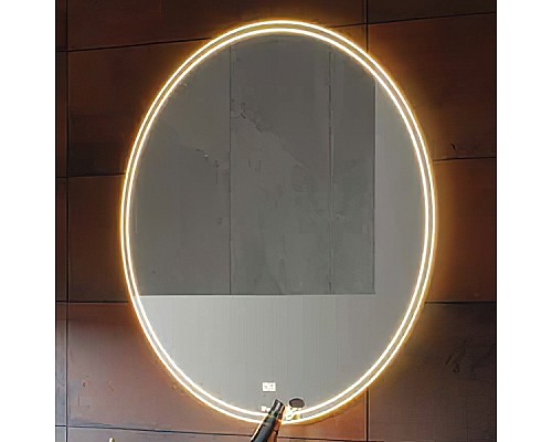 Зеркало Clarberg Circle 100 CIR0210 с подсветкой и подогревом с сенсорным выключателем