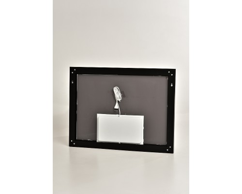 Зеркало Sintesi Armadio 80 SIN-SPEC-ARMADIO-black-80 с подсветкой Черное с сенсорным выключателем