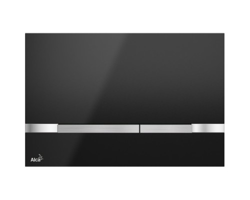 Кнопка смыва AlcaPlast Flat черная