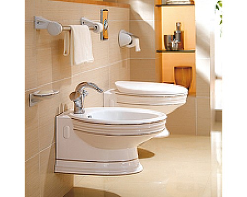 Биде CeramaLux Lux Classic 1413 подвесное Белое