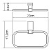Кольцо для полотенец WasserKRAFT Lopau K-6060 Хром