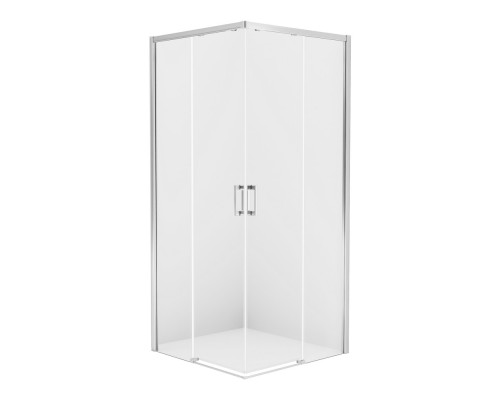 Душевое ограждение NEW TRENDY PRIME 80x90x200 D-0294A/D-0297A (хром)