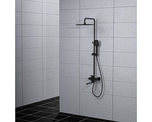 Душевая система Frap H62 F2462 Черная матовая