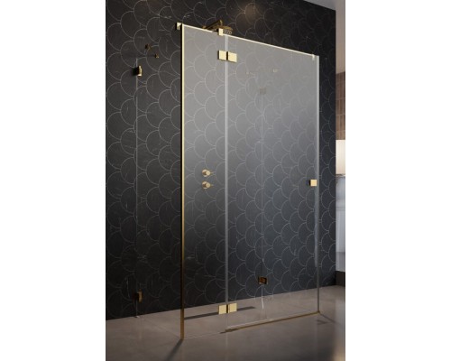 Душевая дверь Essenza Pro KDJ/S Gold 120x200 прозрачное 6 мм правая 1/2
