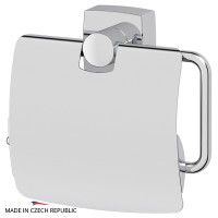 Держатель туалетной бумаги с крышкой (хром) FBS ESP 055 