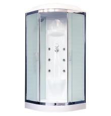 Душевая кабина Royal Bath НК 100x100 с гидромассажем стекло матовое
