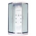 Душевая кабина Royal Bath НК 100x100 с гидромассажем стекло матовое
