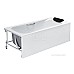 Акриловая ванна Roca BeCool ZRU9302782 прямоугольная белая 180x80