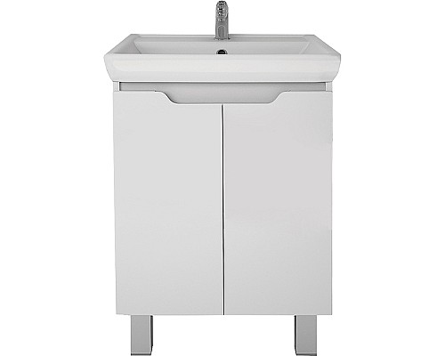 Тумба под раковину Dreja Q Plus (D) 55 99.1008 подвесная напольная Белый