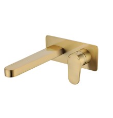 Смеситель для умывальника из стены Boheme Spectre Bronze