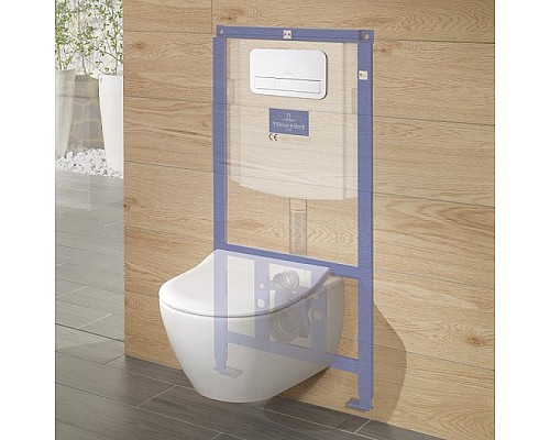 Клавиша смыва Villeroy & Boch ViConnect 922400RE цвет белый глянцевый