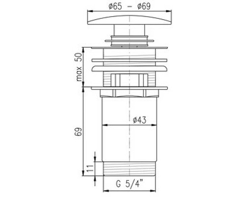 Смеситель для биде Rav Slezak Yukon YU145.5KCMAT Черный матовый