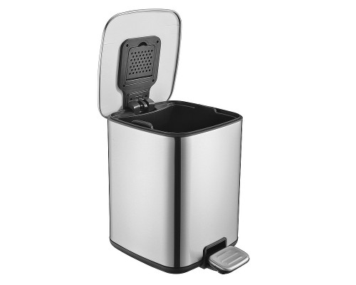 Ведро для мусора WasserKRAFT K-649 Нержавеющая сталь