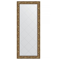 Зеркало Evoform Exclusive-G Floor 203х84 с гравировкой в багетной раме - Византия золото 99 мм