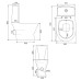 Унитаз-компакт IDDIS Edifice Rimless безободковый IDDIS