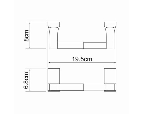 Держатель туалетной бумаги WasserKRAFT K-5022