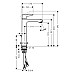 Смеситель для раковины Hansgrohe Metris 31183000