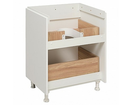 Тумба под раковину Runo Афина 60 00-00001169 Белая