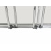 Душевая дверь Grossman Falcon 110 профиль Хром стекло прозрачное
