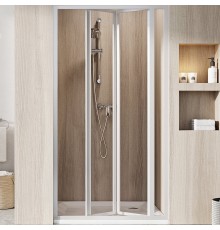 Душевая дверь Ravak Supernova SDZ3-100 профиль Белый стекло Transparent