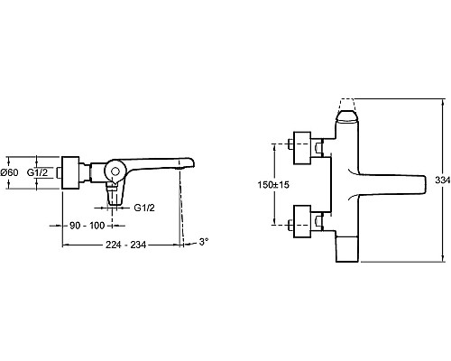 Смеситель для ванны Jacob Delafon Avid E97369-BN Никель