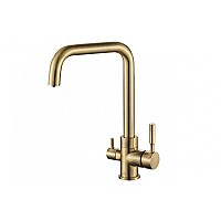 Смеситель для кухни ZORG Steel Hammer SH 715 BRONZE