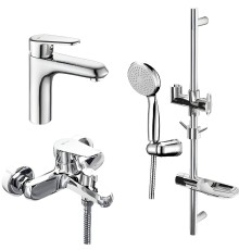 Комплект смесителей Lemark Point LM0380C Хром