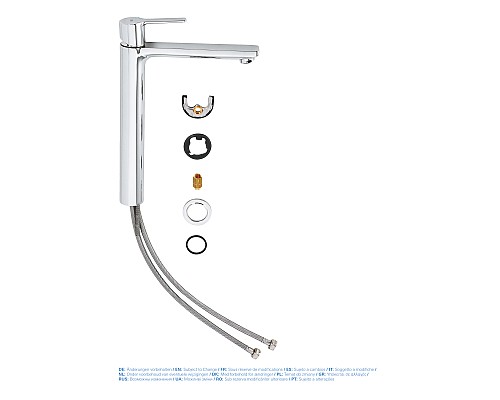 Смеситель Grohe для раковины однорычажный 23405001