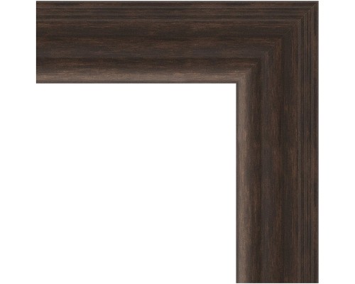 Зеркало Evoform Exclusive 141х56 BY 1164 с фацетом в багетной раме - Палисандр 62 мм
