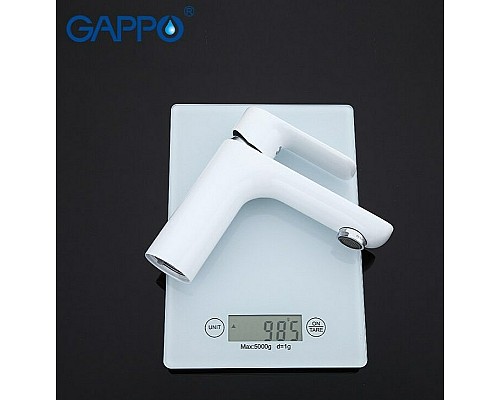 Смеситель для раковины Gappo G48 G1048 Белый Хром