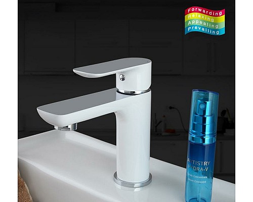 Смеситель для раковины Gappo G48 G1048 Белый Хром