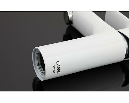Смеситель для раковины Gappo G48 G1048 Белый Хром