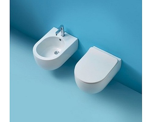 Унитаз подвесной Kerasan Flo 311101 безободковый, белый