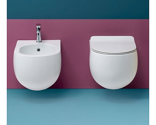 Унитаз подвесной Kerasan Flo 311101 безободковый, белый