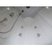 Душевая кабина Royal Bath ВК 90x90 с гидромассажем задняя стенка Белая