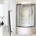 Душевая кабина Royal Bath ВК 90x90 с гидромассажем задняя стенка Белая