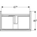 Тумба под раковину Geberit 500.611.01.2