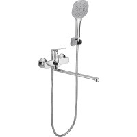 Смеситель для ванны Belz B533 B22533 универсальный Хром