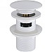 Донный клапан Boheme 612/2-MW Click-Clack Белый матовый
