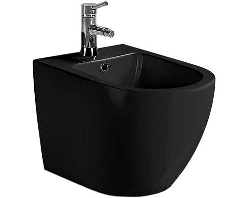 Биде SantiLine SL-5058MB подвесное Черное матовое