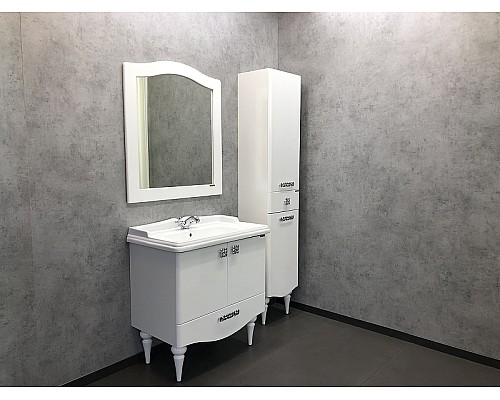 Тумба с раковиной Comforty Монако 80-1 00004136578 Белая