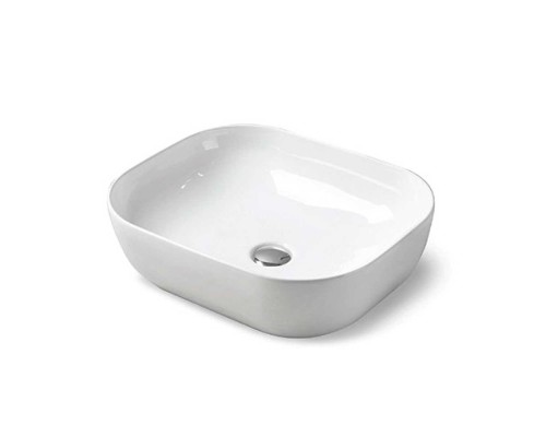 Раковина керамическая Vincea VBS-101 накладная белая