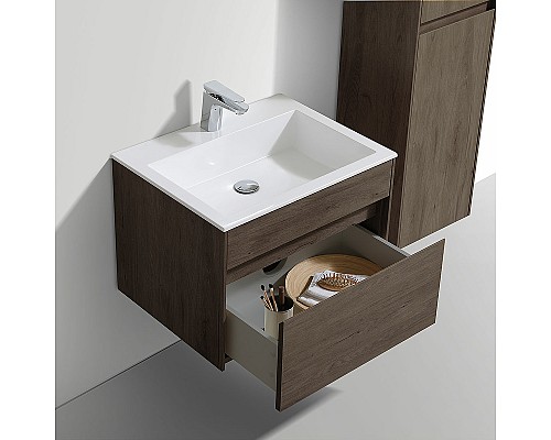 Тумба под раковину Vincea Chiara 60 VMC-2C600RO подвесная R.Oak